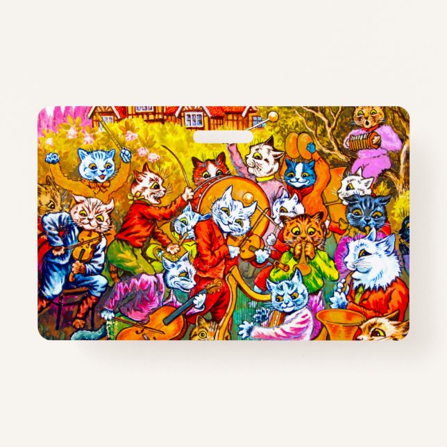 Cat Musical Band ID Badge (Front)