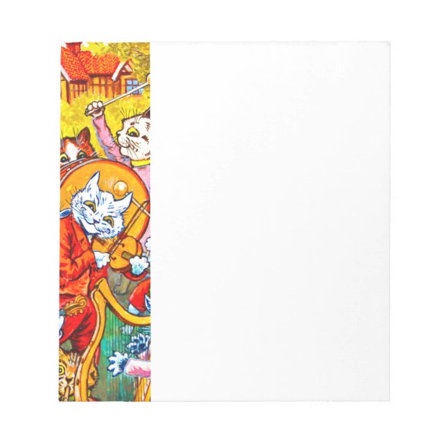 Cat Musical Band Notepad (Front)