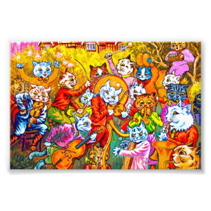 Cat Musical Band Photo Print