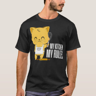 Cat My Kitchen My Rules T-Shirt