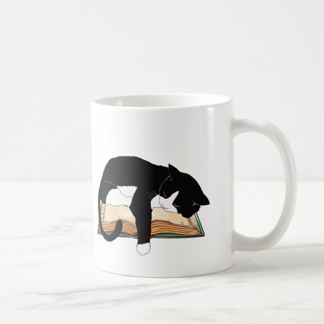 Cat Nap, catlovers Mug, gifts-for catlovers Coffee Mug (Right)