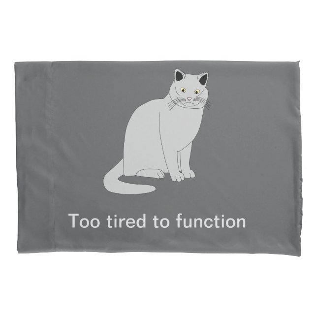 Cat Nap Champion Pillow Cover  (Front)