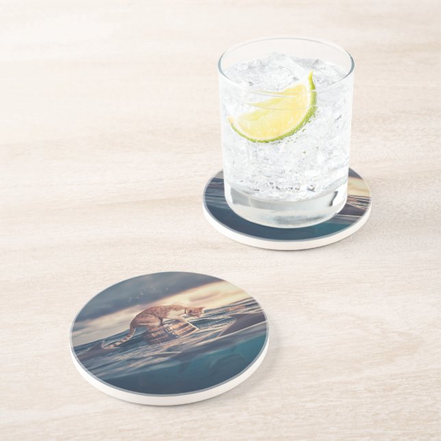 Cat Nap Dream or Nightmare Coaster (Side)