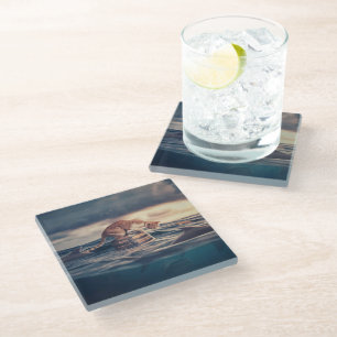 Cat Nap Dream or Nightmare Glass Coaster