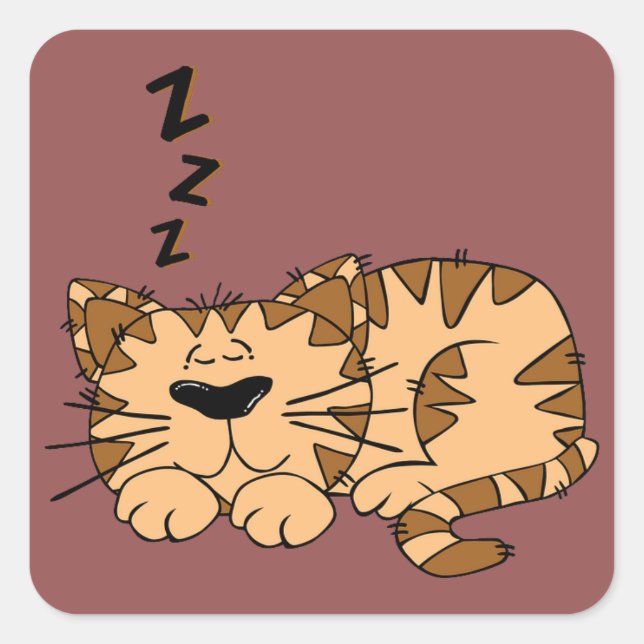 Cat Nap Kitty Sticker (Front)