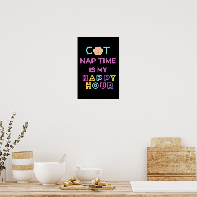 CAT NAp TIME Poster (Kitchen)