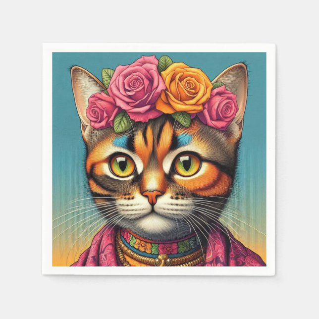 Cat napkins! napkin (Front)