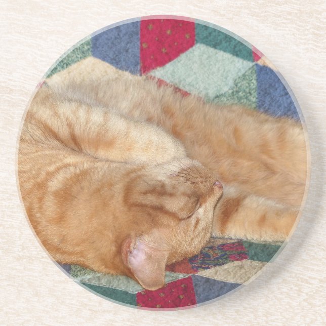 Cat Napping Coaster (Front)