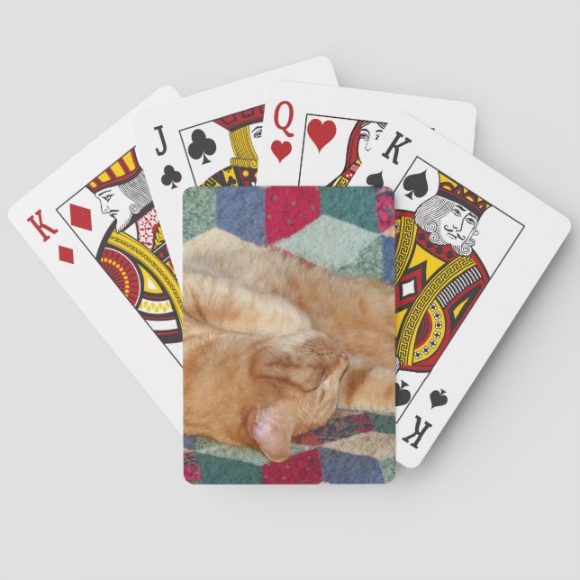 Cat Napping Playing Cards (Back)