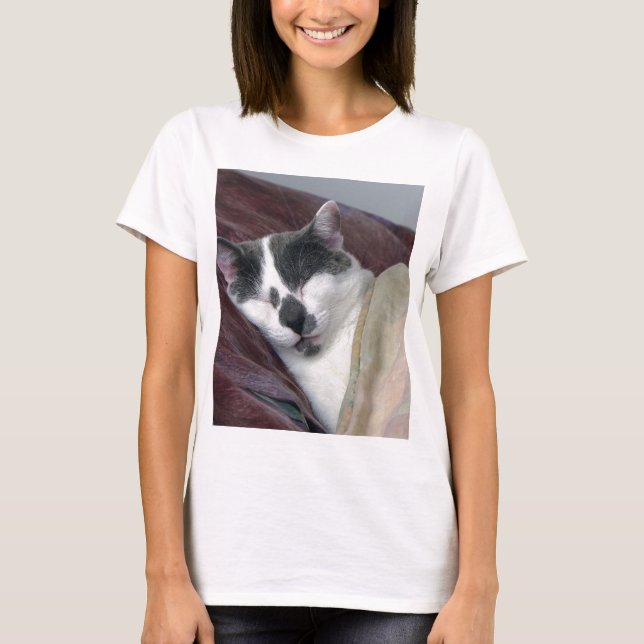 Cat Napping T-Shirt (Front)