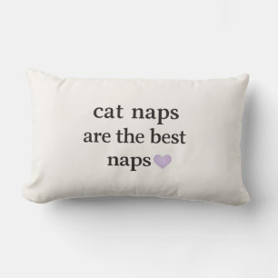 Cat Naps Are the Best Naps Pillow – Cosy Cat Café