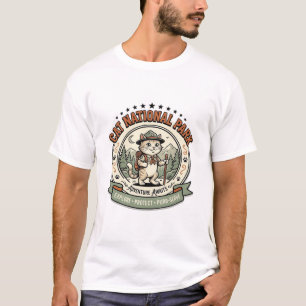 Cat National Park Cat National Park Poster Cat Vin T-Shirt