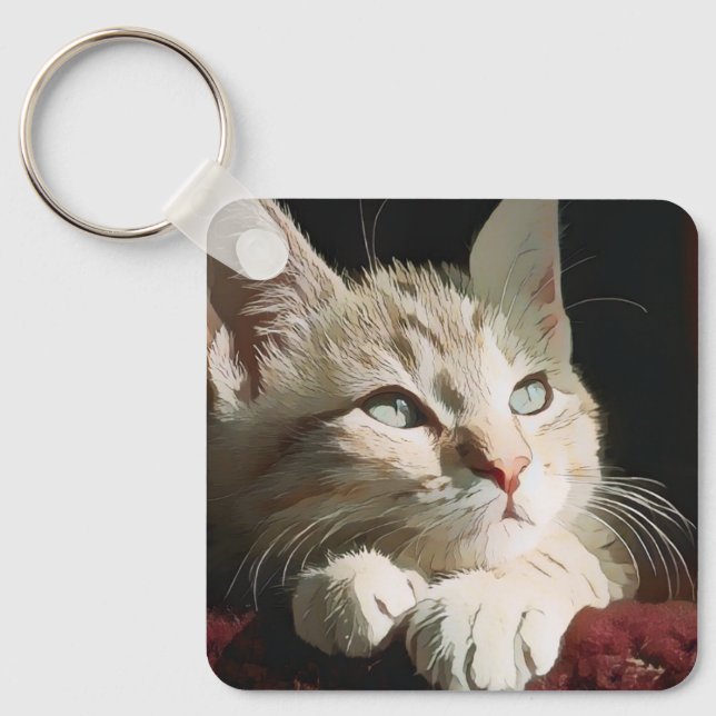 cat,nature,pet key ring (Front)