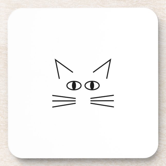 Cat neb contour coaster (Front)