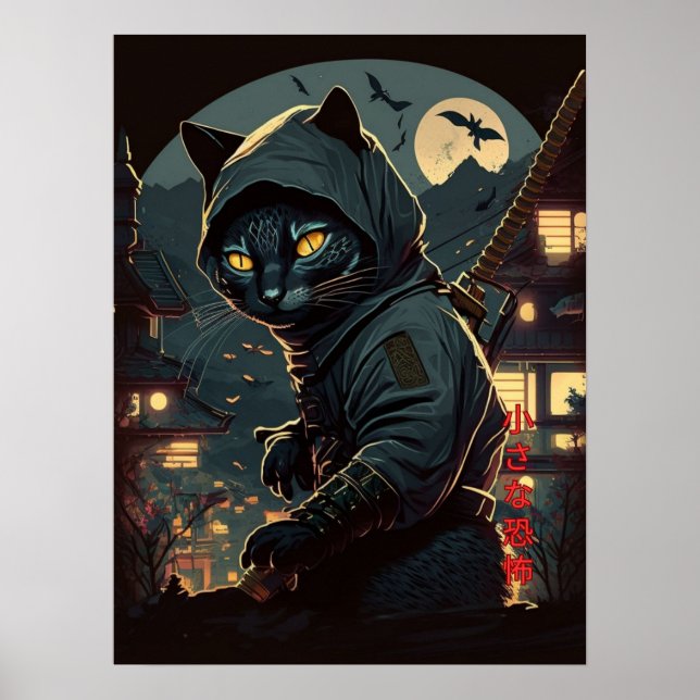 Cat Ninja - Little Terror Poster (Front)