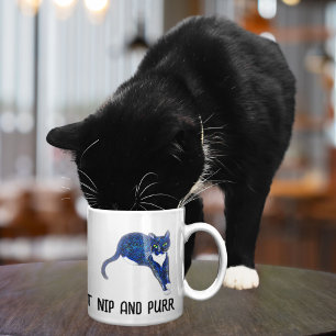 cat nip and purr mug for cat lovers 