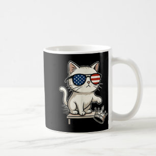 Cat No Kings in America Funny Political Coffee Mug