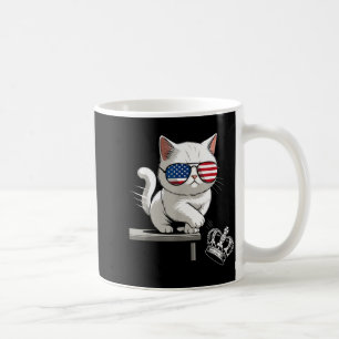Cat No Kings in America Funny Political Coffee Mug