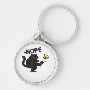 Cat No Kings In America  Key Ring