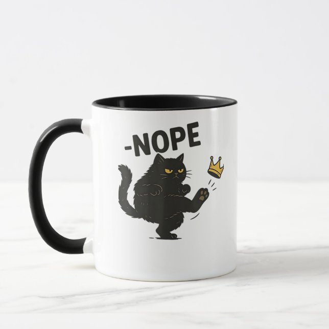 Cat No Kings In America  Mug (Left)