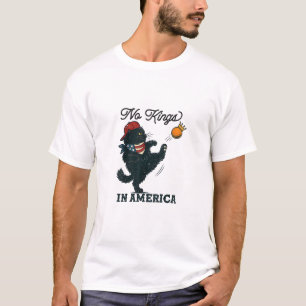 Cat No Kings In America Vintage Cats Against T-Shirt