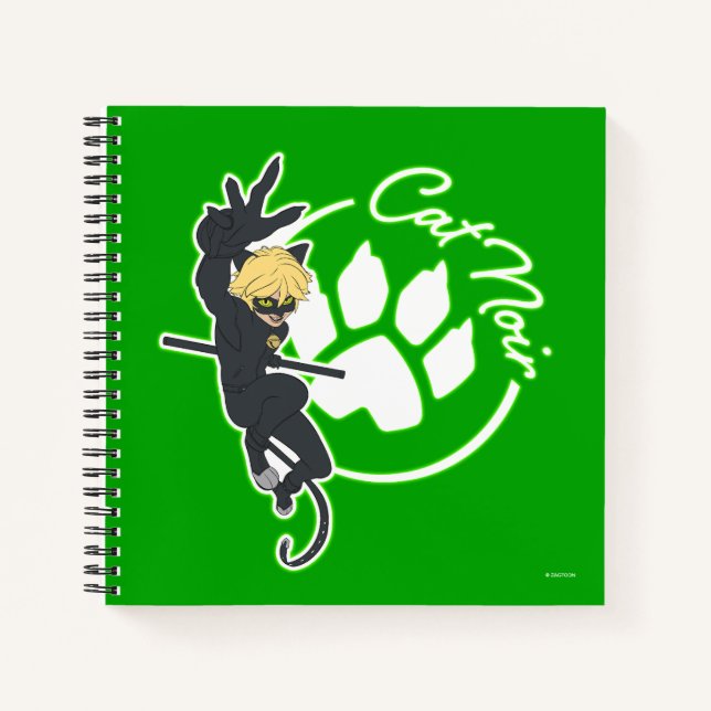 Cat Noir Badge Notebook (Front)