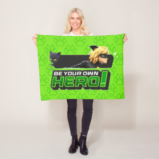 Cat Noir | Be Your Own Hero Fleece Blanket