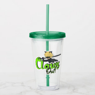 Cat Noir   Claws Out! Acrylic Tumbler