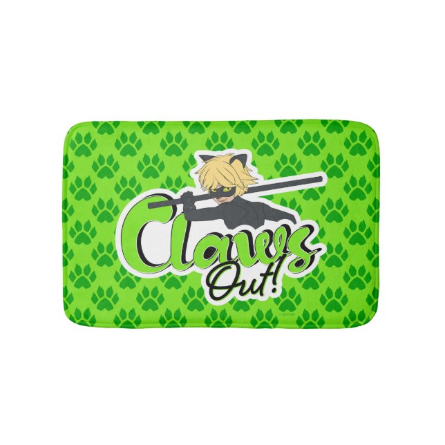 Cat Noir | Claws Out! Bath Mat (Front)