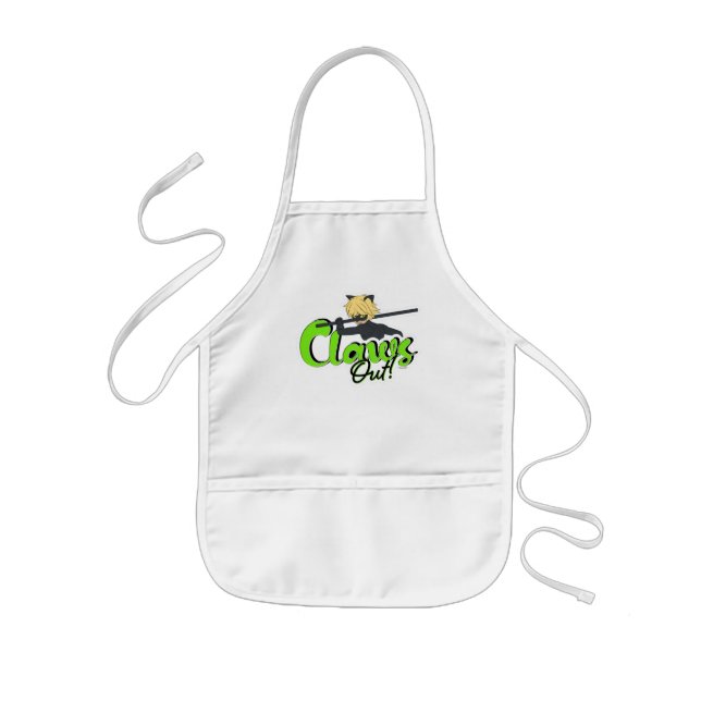 Cat Noir | Claws Out! Kids Apron (Front)