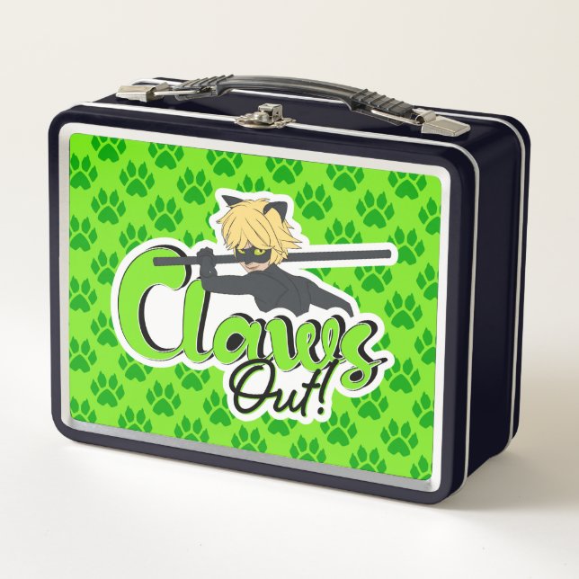 Cat Noir | Claws Out! Metal Lunch Box (Front)