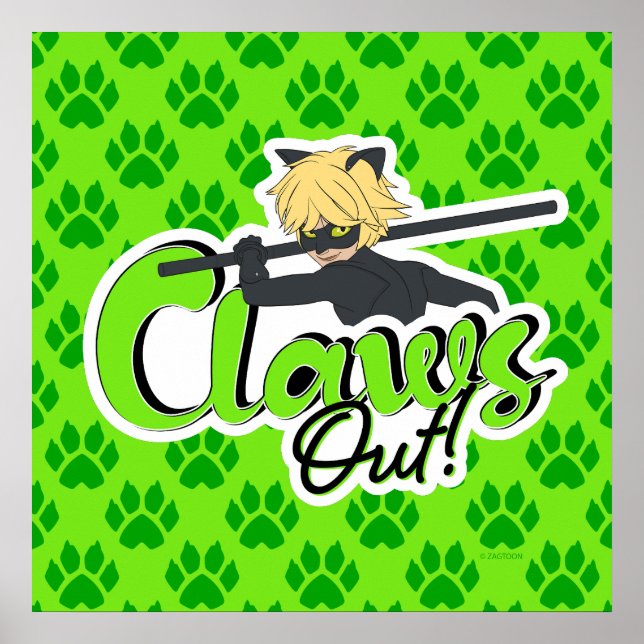 Cat Noir | Claws Out! Poster (Front)
