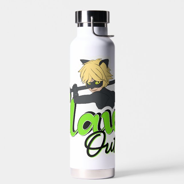 Cat Noir | Claws Out! Water Bottle (Left)