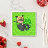 Cat Noir Green Badge