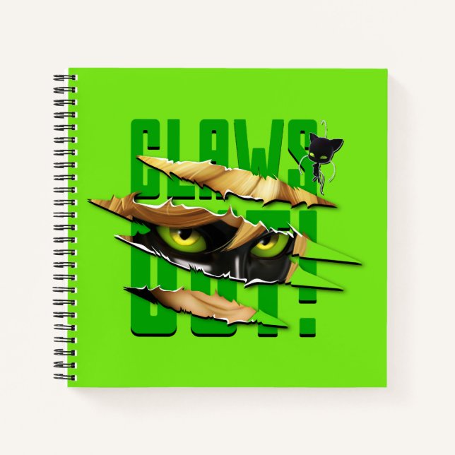 Cat Noir & Plagg | Claws Out Notebook (Front)