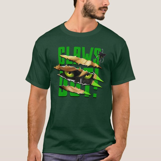 Cat Noir & Plagg | Claws Out T-Shirt (Front)