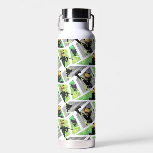 Cat Noir & Plagg Pattern Water Bottle
