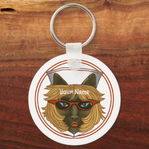 Cat nurse key ring