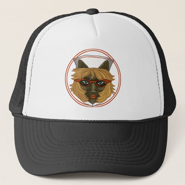 Cat nurse  trucker hat (Front)