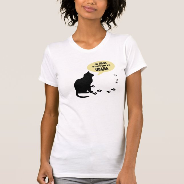 CAT O BAMA T-Shirt (Front)