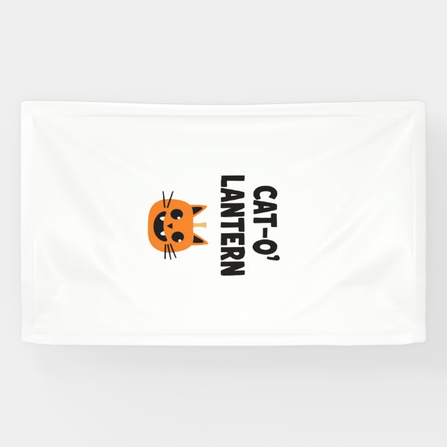 Cat-O'-Lantern 3 Banner (Horizontal)