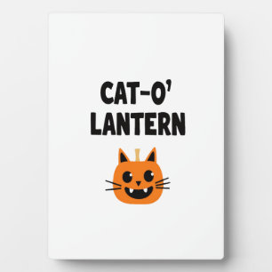 Cat-O'-Lantern 3 Plaque