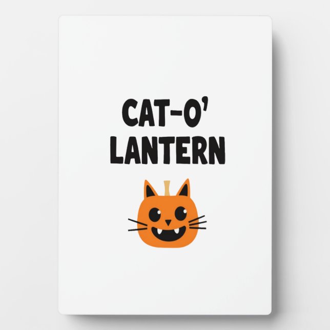 Cat-O'-Lantern 3 Plaque (Front)