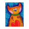 Cat of heart postcard