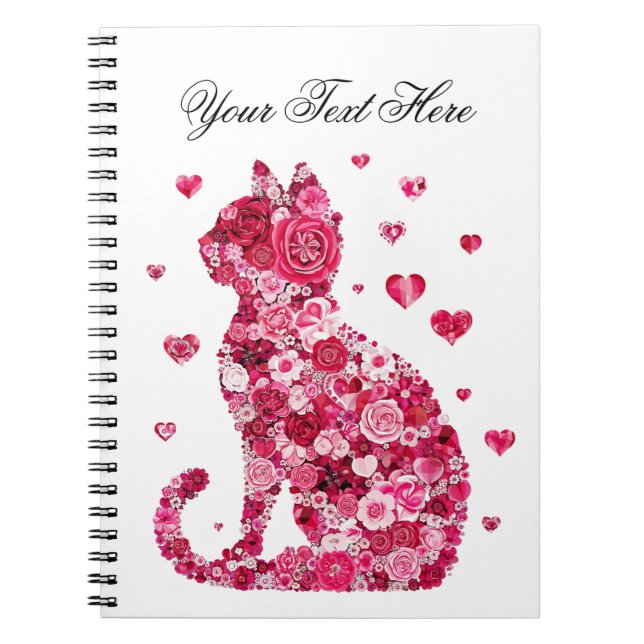 Cat of Roses Notebook (Front)