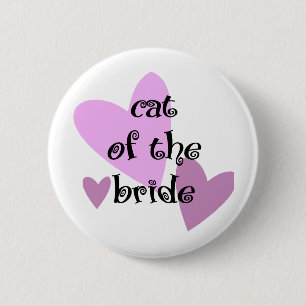 Cat of the Bride 6 Cm Round Badge