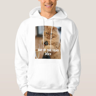 Cat Of The Year 20XX Photo Customize Hoodie