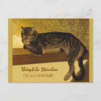 Cat on a balustrade CC0102 Théophile Steinlen