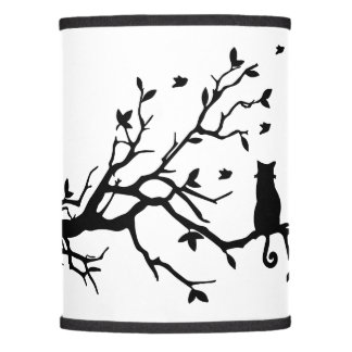Cat on a Limb Lamp Shade