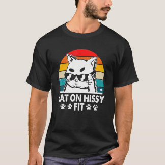 Cat on Hissy Fit  Cat  Humour Kitten Couples T-Shirt